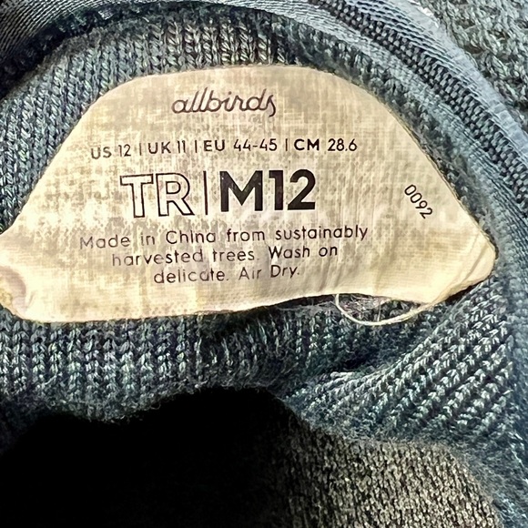 Allbirds TR Tree Runner Mens size 12 - Picture 6 of 8